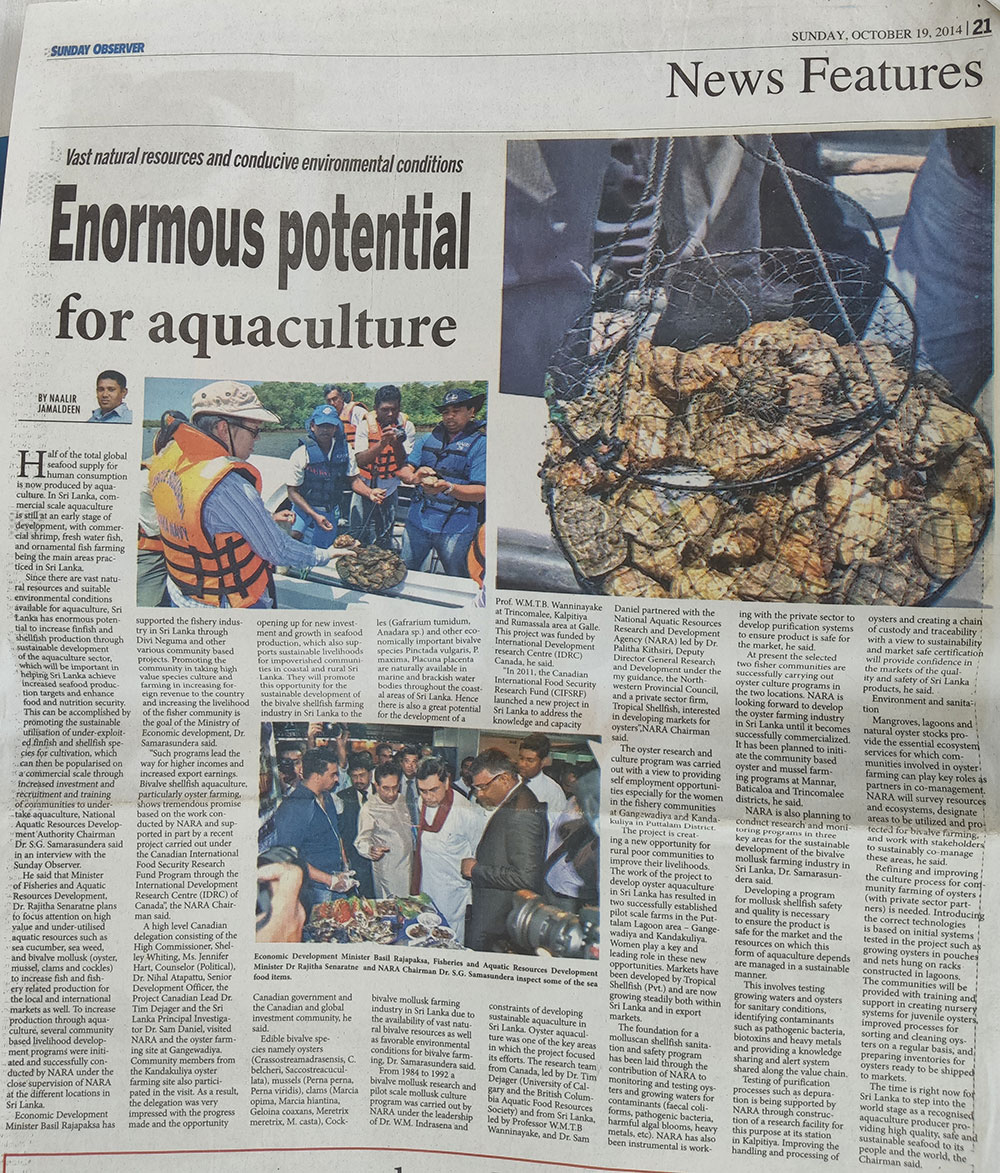 Dr. Sayuru Samarasundera news article 2